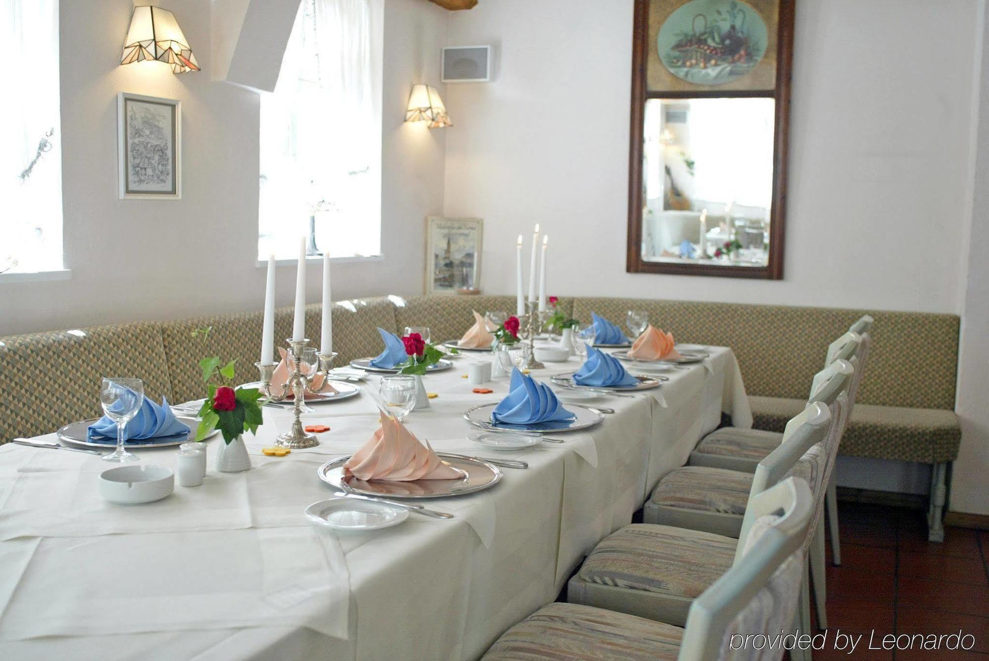 Arvena Reichsstadt Hotel Bad Windsheim Ristorante foto